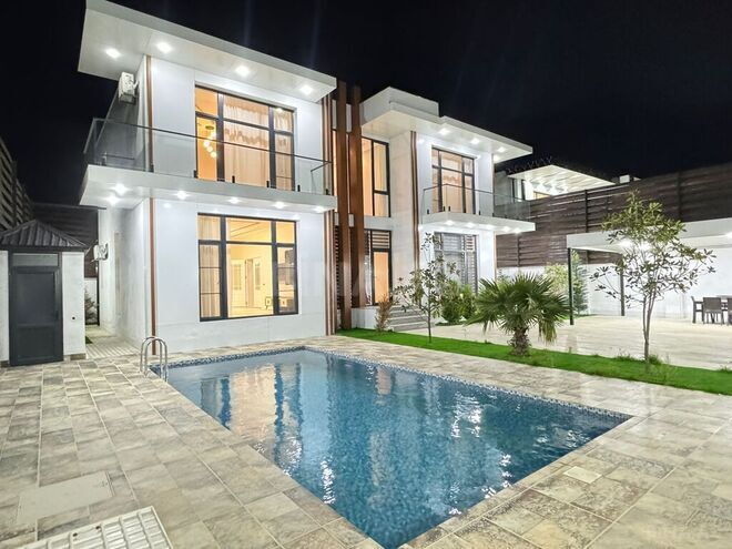 İcarəyə verilir 5 otaqlı həyət evi/bağ evi 320 m², Buzovna q., photo 1 from 31