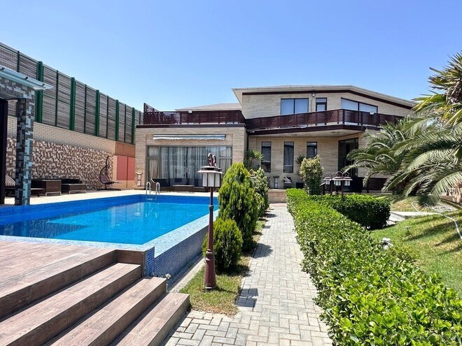 5 otaqlı həyət evi/bağ evi - Mərdəkan q. - 450 m² (2)