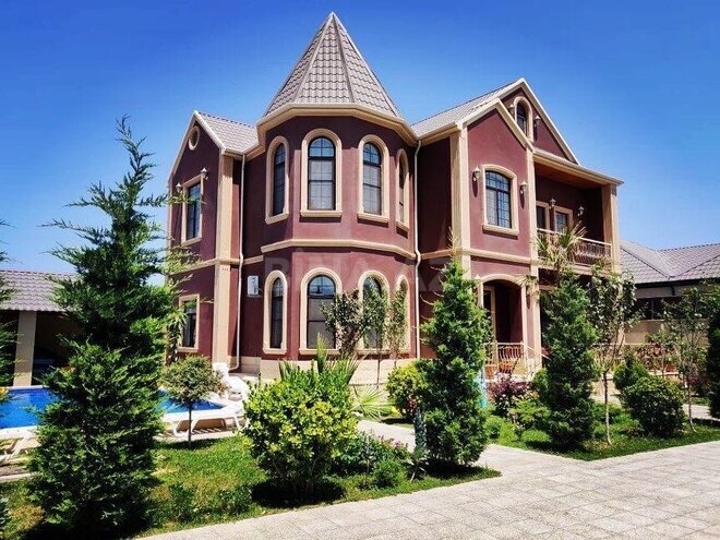 6 otaqlı həyət evi/bağ evi - Mərdəkan q. - 400 m² (1)