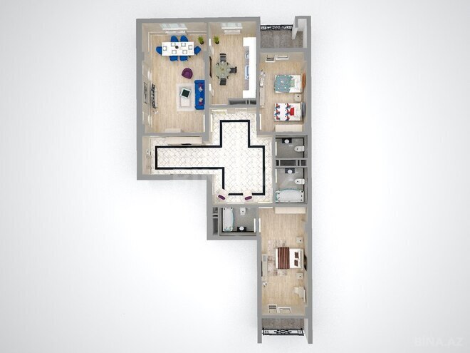 Продаётся 3-комн. новостройка 165 м², м. Нариман Нариманов, photo 8 from 20