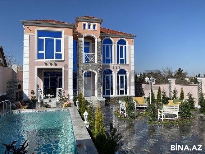 6 otaqlı həyət evi/bağ evi - Novxanı q. - 302 m² (1)