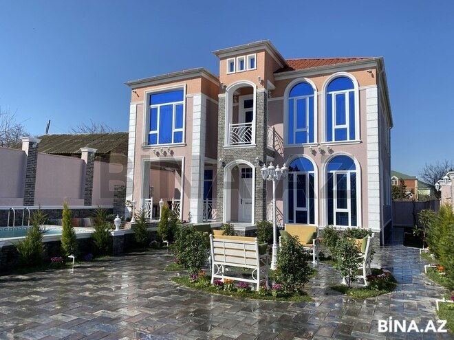 6 otaqlı həyət evi/bağ evi - Novxanı q. - 302 m² (2)