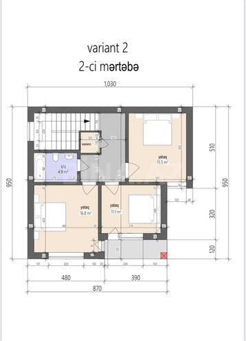 4 otaqlı həyət evi/bağ evi - Binəqədi q. - 230 m² (7)