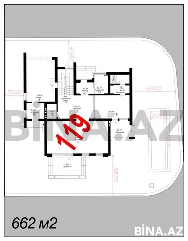 7 otaqlı həyət evi/bağ evi - Nardaran q. - 622 m² (11)