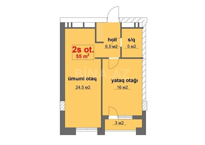 1 otaqlı yeni tikili - Sumqayıt - 55 m² (6)