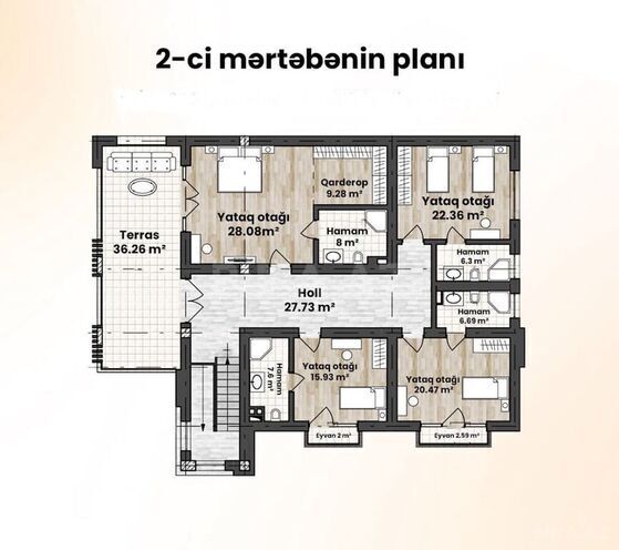 6-комн. дом/дача - пос. Бузовна - 640 м² (8)