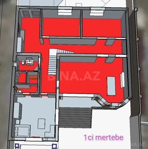 8 otaqlı həyət evi/bağ evi - Albalılıq q. - 420 m² (18)