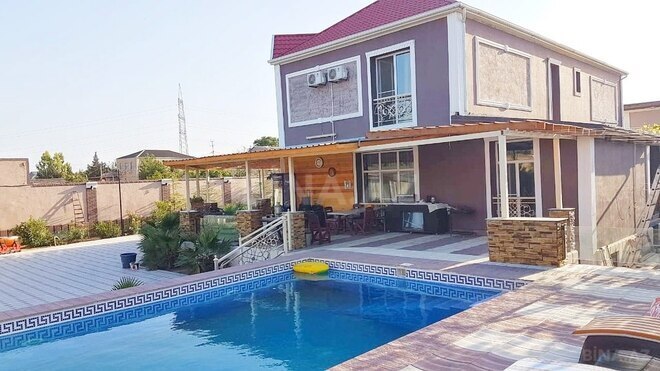 5 otaqlı həyət evi/bağ evi - Xəzər r. - 400 m² (10)