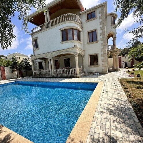 7 otaqlı həyət evi/bağ evi - Mərdəkan q. - 390 m² (1)