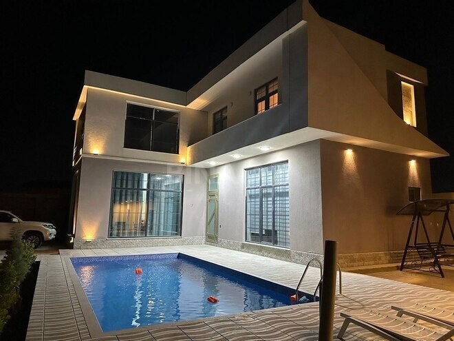 5 otaqlı həyət evi/bağ evi - Nardaran q. - 240 m² (1)