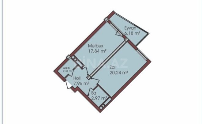 1 otaqlı yeni tikili - 28 May m. - 58 m² (6)