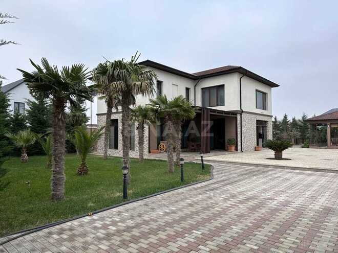 6 otaqlı həyət evi/bağ evi - Türkan q. - 450 m² (1)