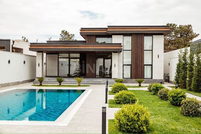 6 otaqlı həyət evi/bağ evi - Mərdəkan q. - 400 m² (1)