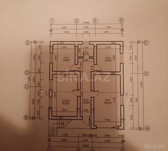 9 otaqlı həyət evi/bağ evi - Bakıxanov q. - 360 m² (20)