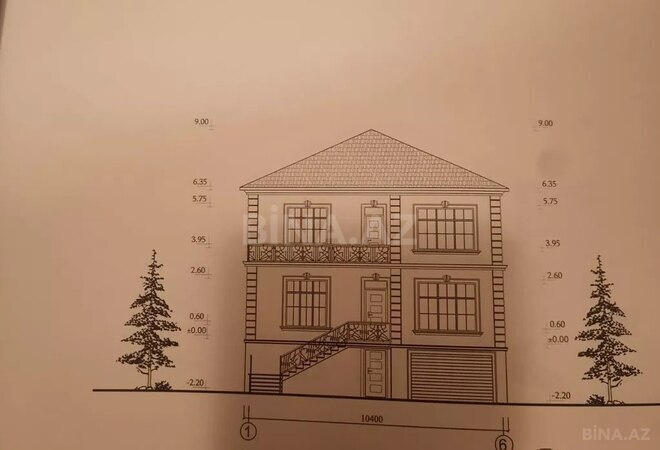 9 otaqlı həyət evi/bağ evi - Bakıxanov q. - 360 m² (19)