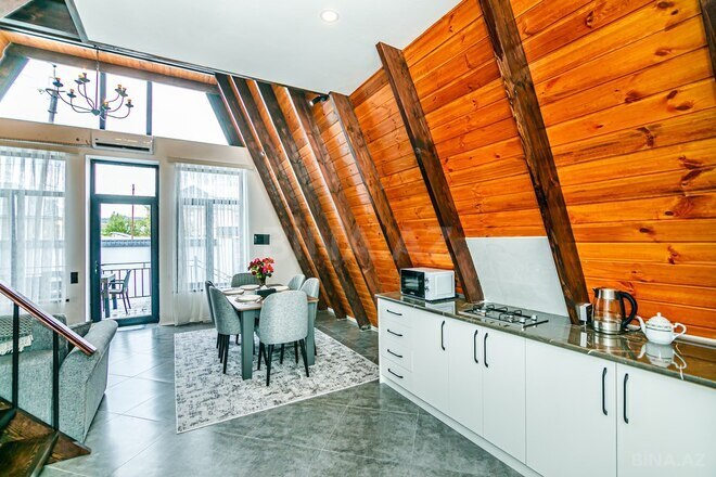 4 otaqlı həyət evi/bağ evi - Qəbələ - 180 m² (10)
