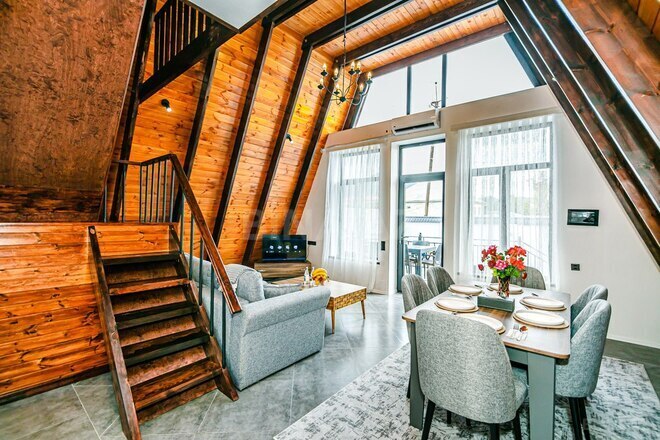 4 otaqlı həyət evi/bağ evi - Qəbələ - 180 m² (3)