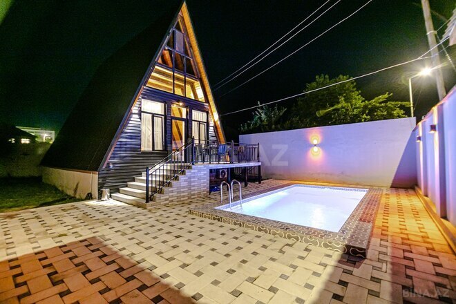 4 otaqlı həyət evi/bağ evi - Qəbələ - 180 m² (30)