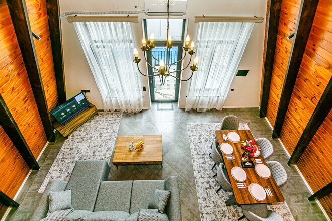 4 otaqlı həyət evi/bağ evi - Qəbələ - 180 m² (4)