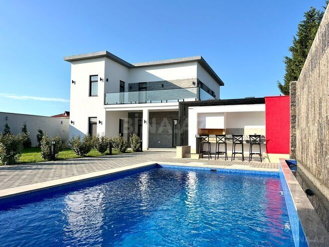 5 otaqlı həyət evi/bağ evi - Şüvəlan q. - 195 m² (2)