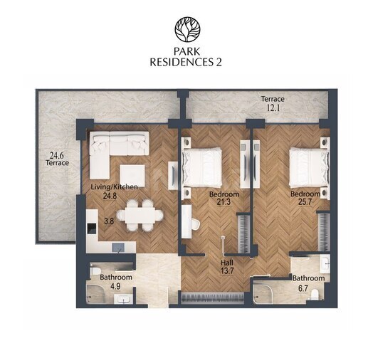 3 otaqlı yeni tikili - Nardaran q. - 158.2 m² (8)