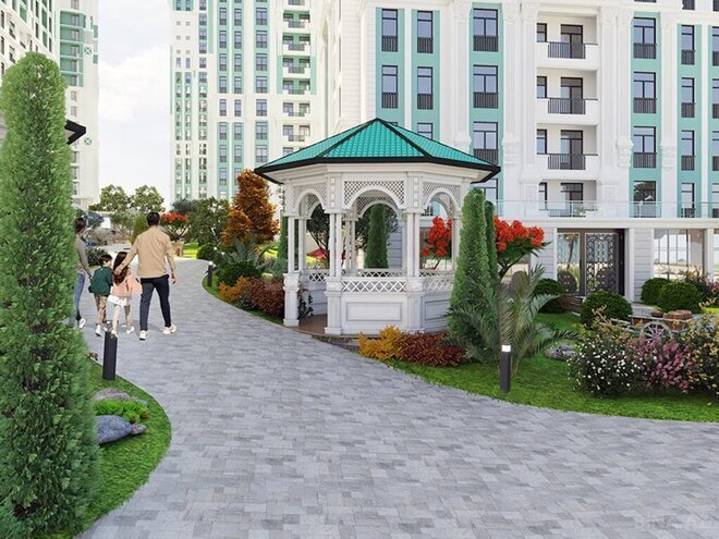 4 otaqlı yeni tikili - Gənclik m. - 179 m² (4)