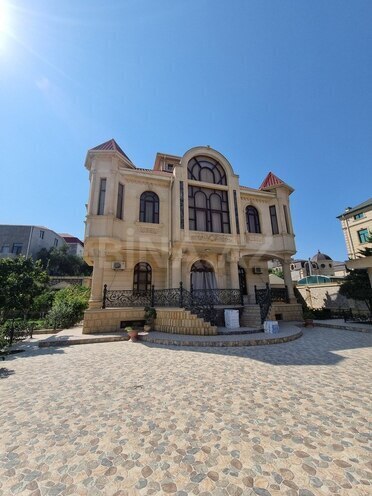 10 otaqlı həyət evi/bağ evi - Nəsimi m. - 500 m² (1)