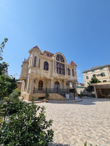 10 otaqlı həyət evi/bağ evi - Nəsimi m. - 500 m² (2)