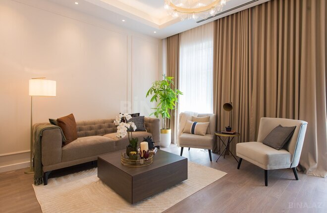 3 otaqlı yeni tikili - Ağ şəhər q. - 131.8 m² (1)