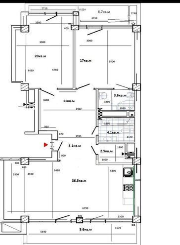 3-комн. новостройка - Сумгаит - 117 м² (10)
