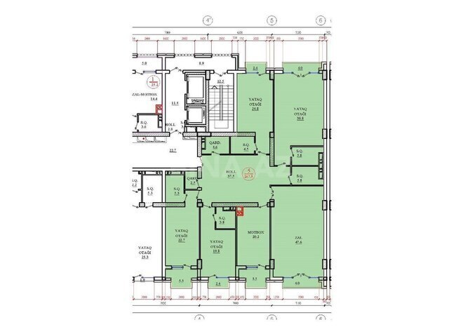 Продаётся 5-комн. новостройка 267.5 м², м. Низами, photo 9 from 16