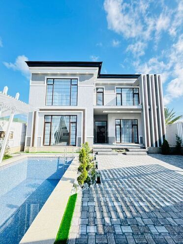 5 otaqlı həyət evi/bağ evi - Şüvəlan q. - 280 m² (2)