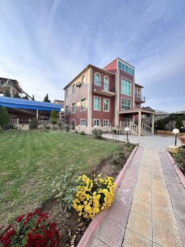 6 otaqlı həyət evi/bağ evi - Badamdar q. - 357 m² (1)