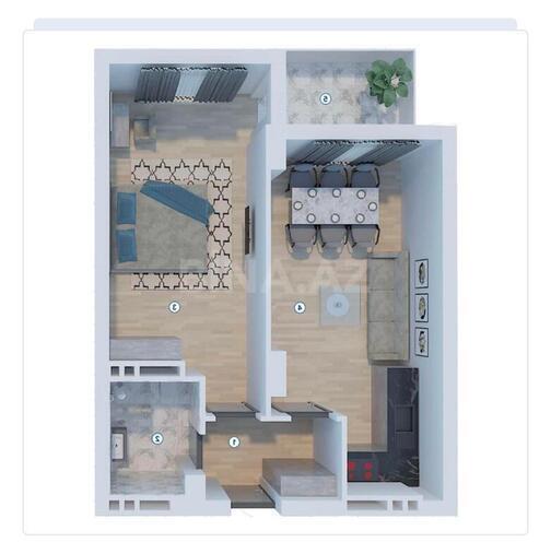 2-комн. новостройка - м. Кероглу - 64 м² (6)