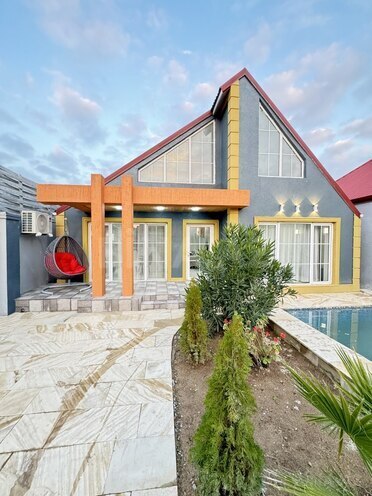 4 otaqlı həyət evi/bağ evi - Mərdəkan q. - 170 m² (1)