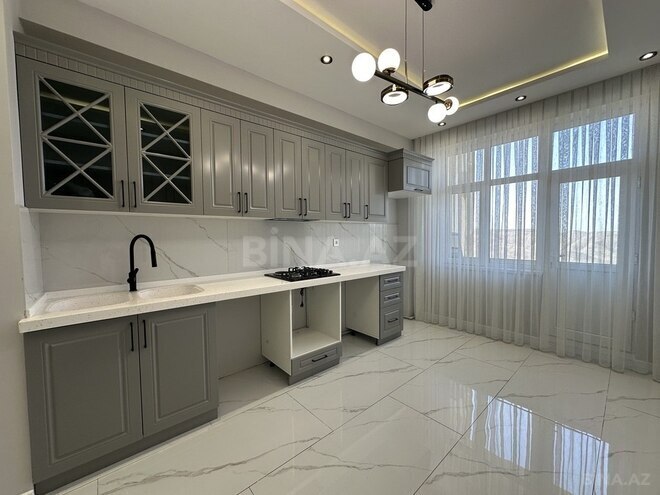 2 otaqlı yeni tikili - İnşaatçılar m. - 82 m² (4)