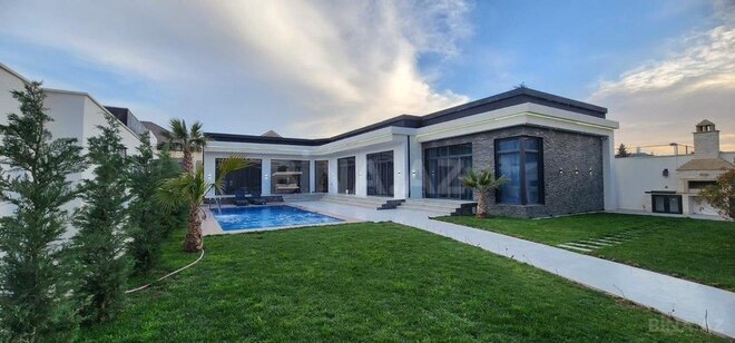 İcarəyə verilir 5 otaqlı həyət evi/bağ evi 350 m², Mərdəkan q., photo 1 from 32