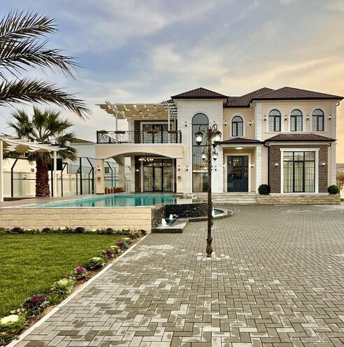 6 otaqlı həyət evi/bağ evi - Mərdəkan q. - 360 m² (1)