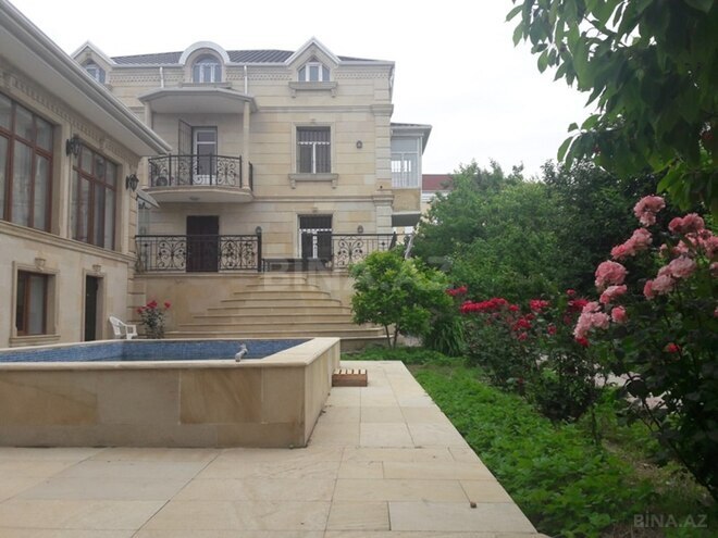 6 otaqlı həyət evi/bağ evi - Badamdar q. - 450 m² (1)