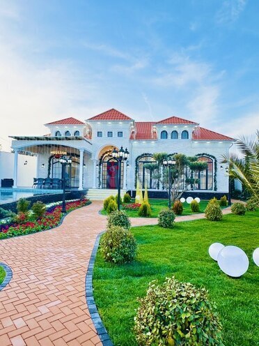 5 otaqlı həyət evi/bağ evi - Mərdəkan q. - 280 m² (2)