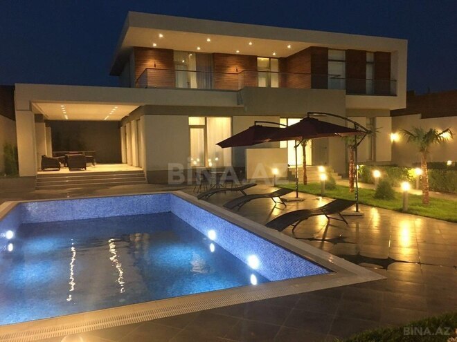 6 otaqlı həyət evi/bağ evi - Şüvəlan q. - 400 m² (1)
