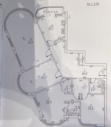 4-комн. новостройка - м. Ичеришехер - 209 м² (7)