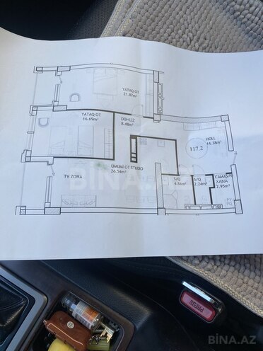 3 otaqlı yeni tikili - Koroğlu m. - 117 m² (4)