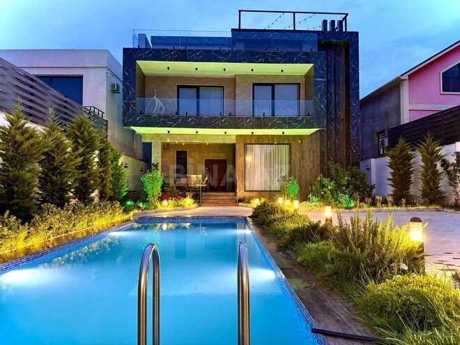 5 otaqlı həyət evi/bağ evi - Buzovna q. - 350 m² (2)