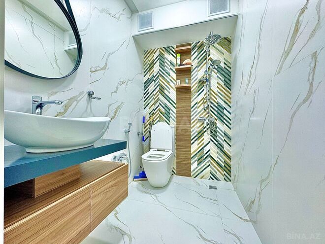3 otaqlı yeni tikili - Qara Qarayev m. - 142 m² (19)