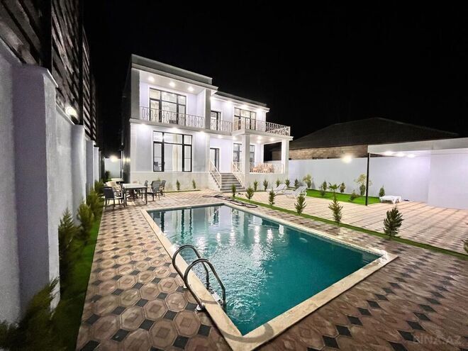 6 otaqlı həyət evi/bağ evi - Buzovna q. - 290 m² (1)