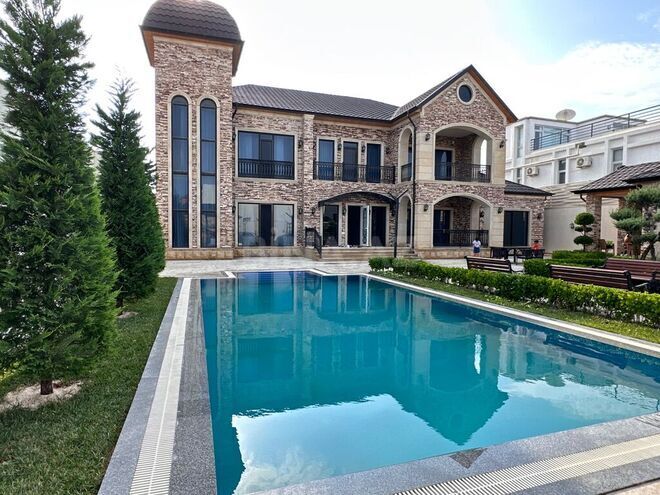 5 otaqlı həyət evi/bağ evi - Mərdəkan q. - 300 m² (1)