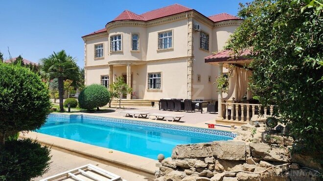 5 otaqlı həyət evi/bağ evi - Şağan q. - 450 m² (1)