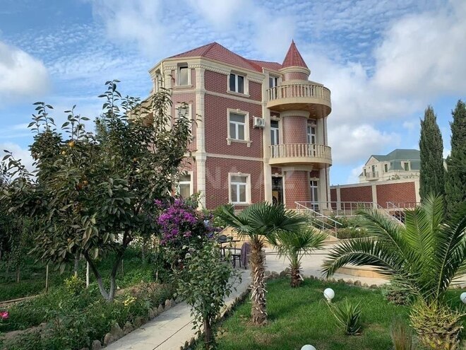 5 otaqlı həyət evi/bağ evi - Şağan q. - 450 m² (1)
