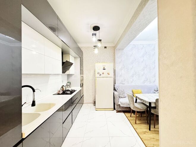 3 otaqlı yeni tikili - Qara Qarayev m. - 102 m² (12)